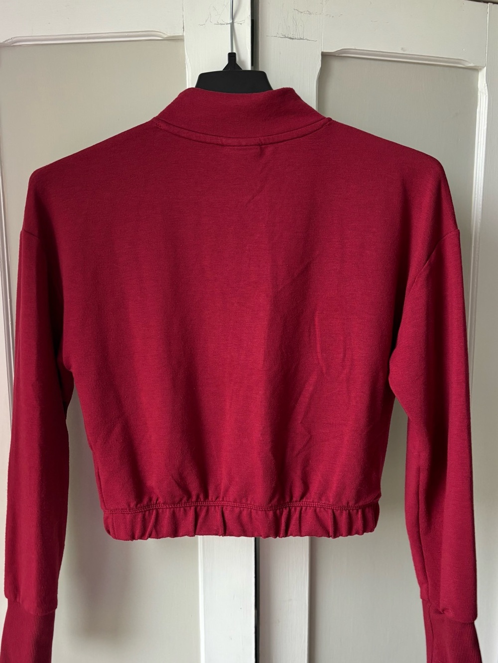 Gymshark Cropped Quarter Zip Top XS - Picture 3 of 3